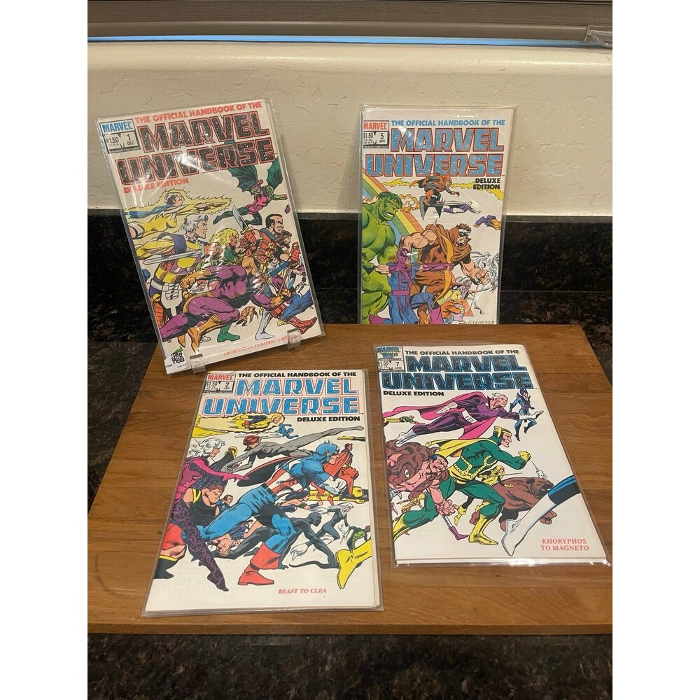 Official Handbook of the Marvel Universe Deluxe #1, 2, 5 & 7